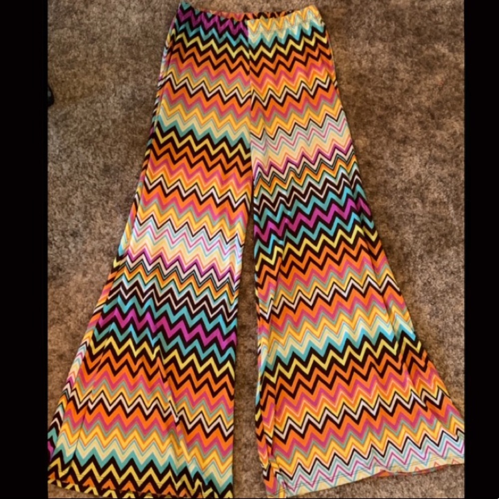 Colorful Flared Tights